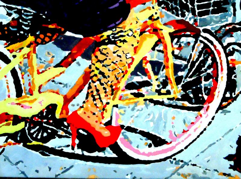 Rush Hour Watercolor -Henri